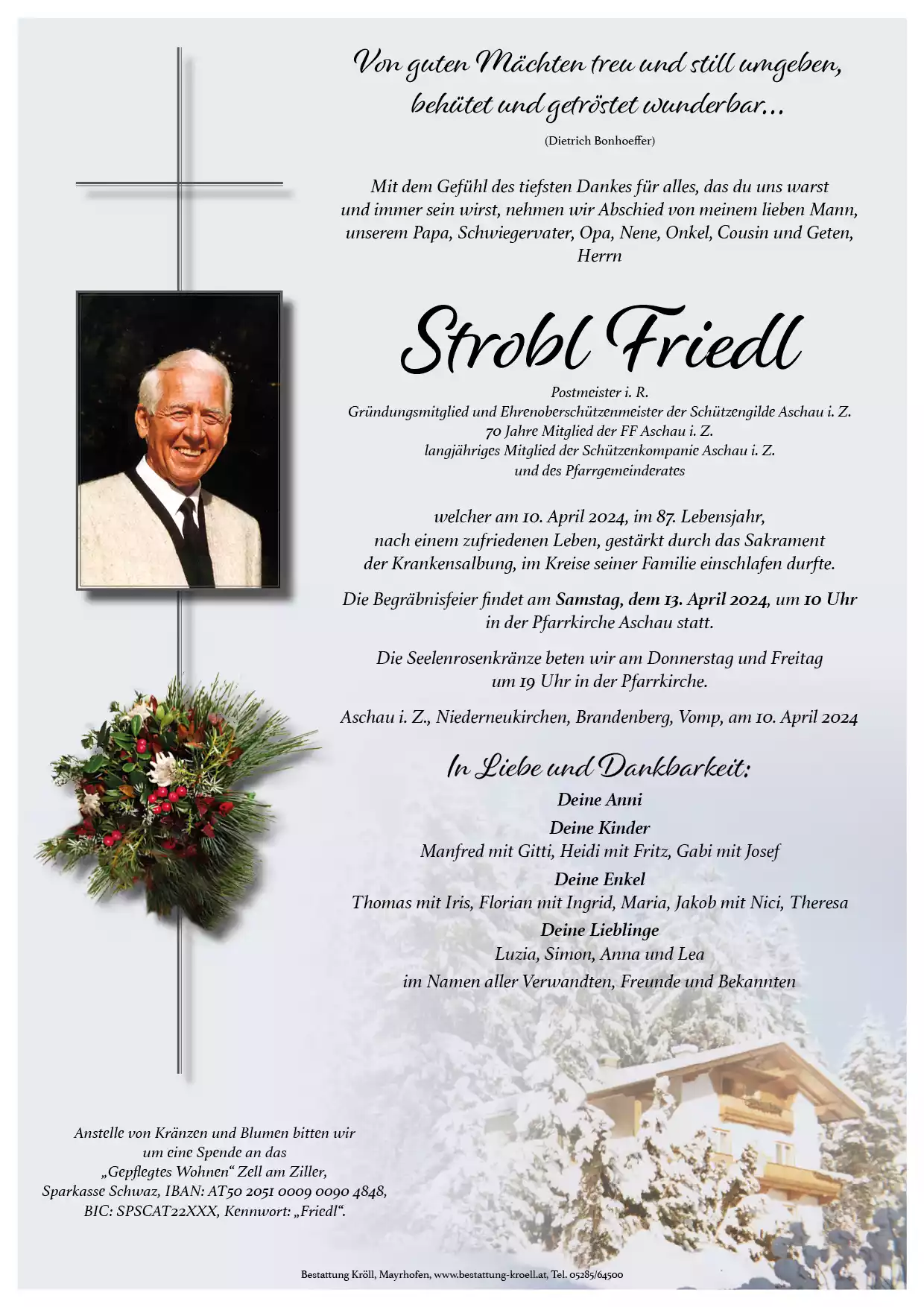 Parte von Strobl Friedl
